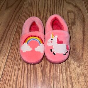 Pink Unicorn Kids Slippers